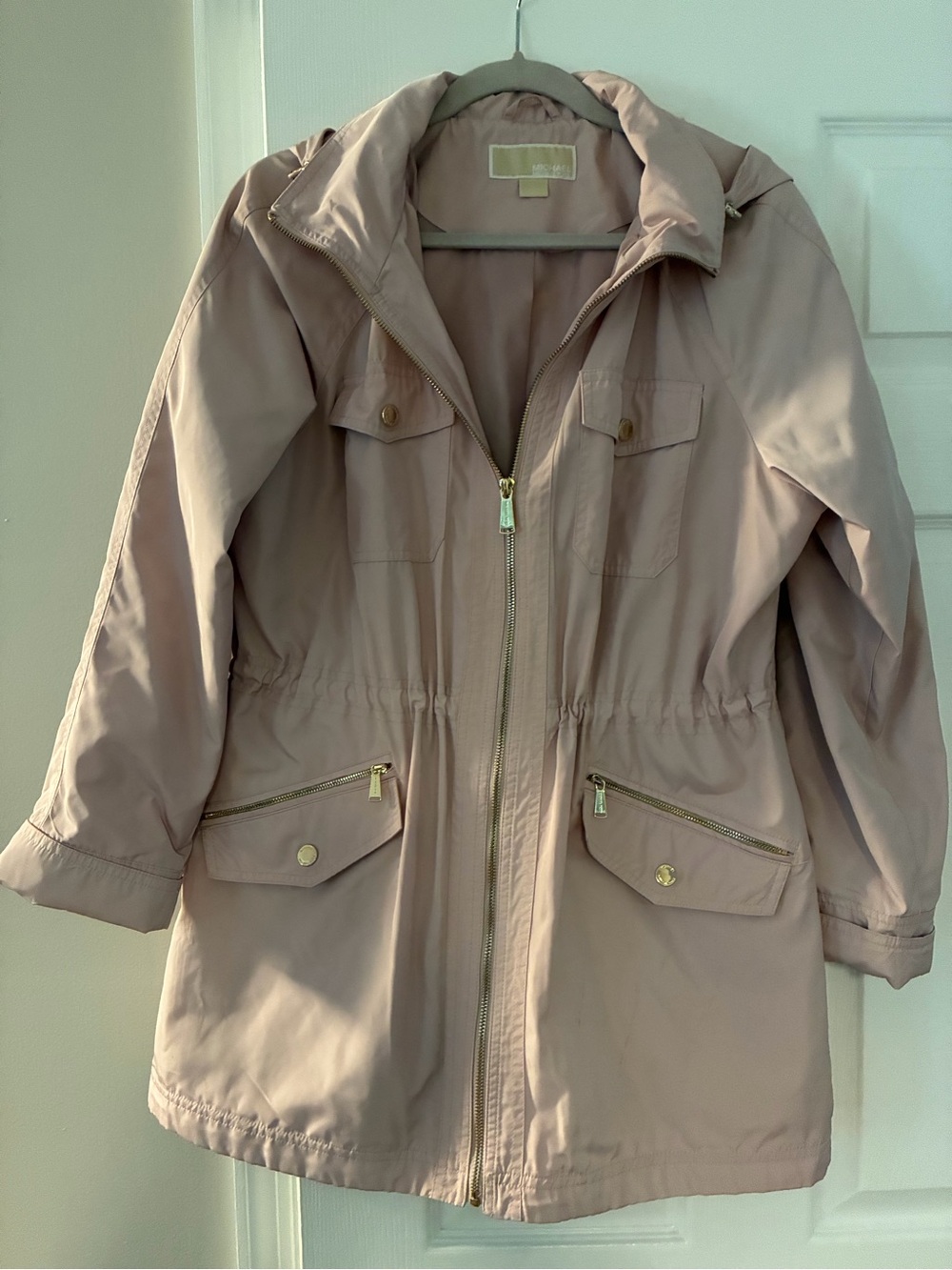 Michael Kors Dusty Pink Utility Anorak Jacket